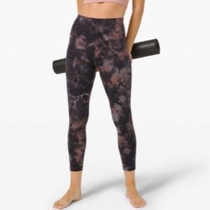 Lululemon Align Pant 25" *Diamond Dye Diamond Dye Graphite Grey Pink Pastel